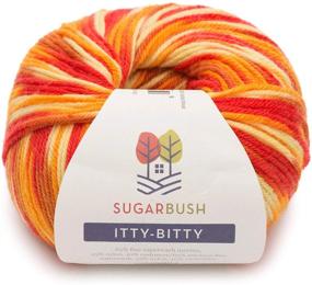 img 3 attached to 🧶 Сахарок Bush Yarn Itty-Bitty Fine Weight, Delight Sailor's Sky: Изысканное, легкое мастерство в создании