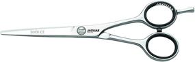 img 4 attached to Professional 5.5 Inch Jaguar Shears White Line Silver Ice: Ergonomic Hair Cutting & Trimming Scissors for Salons, Stylists, Beauticians, Barbers, and Hair Dressers – Made in Germany