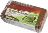 🦎 premium zilla reptile terrarium bedding: coconut husk brick substrate logo