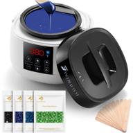 🪄 waxing kit for women: complete hair removal set with hard wax warmer, 4 hard wax beans, and 20 wood wax sticks – easy & effective hair removal at home logo