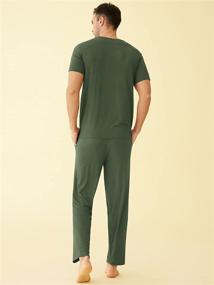 img 1 attached to Latuza Viscose Pajamas Pockets ArmyGreen