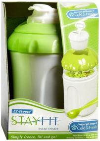 img 1 attached to 🥗 Stay-Fit Salad Shaker, EZ-Freeze Kit