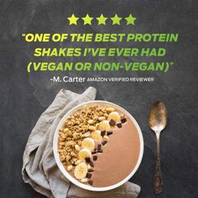 img 1 attached to 🍫 Vega Sport Premium Protein Powder: Chocolate, Vegan, 30g Plant Based Protein, Low Carb, Keto, 5g BCAAs, Perfect for Women and Men - Pack of 12