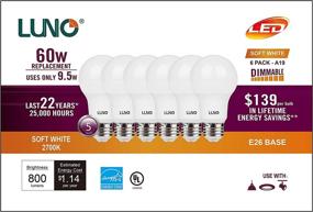 img 3 attached to 🔌 Durable & Efficient LUNO Dimmable Industrial Electrical Components & Lighting: High Lumen Equivalency