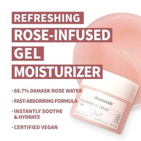 img 3 attached to Rose Water Gel Cream Face Moisturizer: Skin Treatment by Mamonde, 2.71 Fl Oz (Pack of 1)