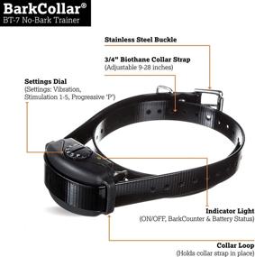 img 3 attached to 🐶 DogWatch BT-7 No Bark Dog Collar - 5 Adjustable Stimulation Levels, Vibration Only Mode, Auto Learning System with Bark Forgiveness, Bark Counter, Rechargeable & Waterproof