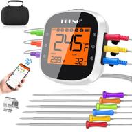 smart wireless bluetooth bbq thermometer with 6 temperature probes - perfect for smoker, grill, and oven cooking logo