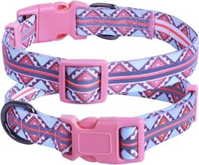 img 3 attached to 🔆 Enhanced Visibility: Osonm Reflective Dog Collar with Double Reflection Lines for Small Medium Large Dogs