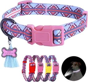 img 4 attached to 🔆 Enhanced Visibility: Osonm Reflective Dog Collar with Double Reflection Lines for Small Medium Large Dogs