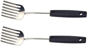 img 1 attached to 🍳 Enhance Your Cooking Experience with RSVP Fantastic Food Blending Fork Stainless Steel Scrambled Eggs FFF-10 (2-Pack)