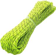 🏕️ threebulls 1.8mm high-visibility reflective guyline tent rope camping cord paracord, 65 feet логотип