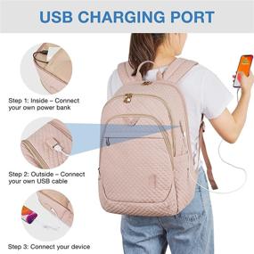 img 1 attached to 🔌 Smart Business Charging Backpack: BAGSMART Backpacks for Ultimate Efficiency