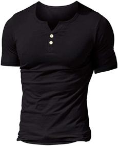 img 3 attached to Romwe Henley Shirt Sleeve Lightweight