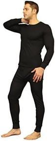 img 1 attached to 🔥 Premium Comfort: Men's Soft 100% Cotton Waffle Thermal Long Johns Sets