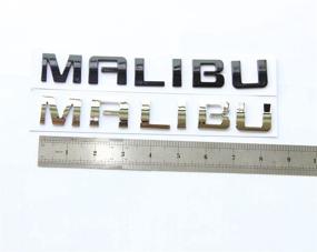 img 1 attached to Yoaoo Malibu Nameplate Letter Emblem