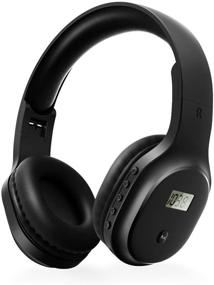 img 4 attached to Ultimate Rechargeable and Portable FM Radio Headphones: Top-notch Reception, Walkman Wireless Headset Ear Muffs for Jogging, Mowing, Cycling, and Meetings!