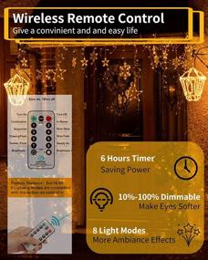 img 3 attached to WENFENG 2 Pack 66Ft 335 Led Rope Lights Remote Control, Low Voltage Waterproof Clear Tube Lights, 8 Modes Twinkle Lights for Indoor Outdoor Use, Halloween Christmas Bedroom Patio Decoration (Warm White)