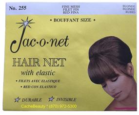 img 1 attached to 12 Pack of Jac-O-Net Tiny Mesh Hair Nets - Large Size, Blonde - Improved SEO