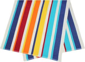 img 3 attached to COTTON CRAFT 6 Pack Striped Towels