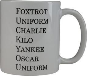 img 3 attached to ☕️ Rogue River Funny Coffee Mug: Military Alphabet Novelty Cup - Perfect Gift Idea For Office Party, Employee, Boss & Coworkers! (Foxtrot)