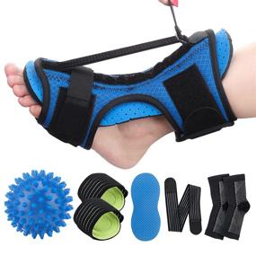 img 4 attached to Night Splint for Plantar Fasciitis, Brace Splints for Plantar Fasciitis Relief, Plantar Fasciitis Bandage, Sock for Foot Pain Relief, Protect Sole and Reduce Plantar Fasciitis