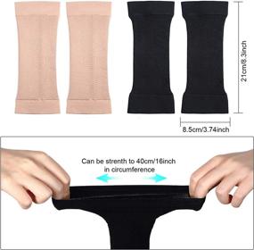 img 3 attached to Shapers Sleeves Slimming Compression Sleeve Sports & Fitness