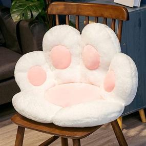 img 4 attached to 🐾 Совершенно восхитительная подушка-кубик кошачьих лап: Розовая кошачья лапка на стуле для идеального комфорта и очаровательной наружной обстановки.