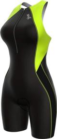 img 4 attached to Sparx Women's Core Triathlon Suit I Tri Race Suit with Built-In Support Bra for Cycling, Swimming, and Running