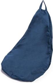 img 2 attached to 🪑 Bean Bag Chairs Cover: Lazy Lounger for Indoor/Outdoor Home Garden Lounge (Blue, 85X105 cm)