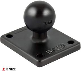 img 4 attached to 🔌 RAM Mounts Ball Adapter with AMPS Plate RAM-B-347U - B Size 1-Inch Ball for Enhanced SEO
