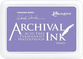 img 1 attached to 🎨 Vecchi Designer Series Archival Ink Pad in Violet – Enhanced SEO