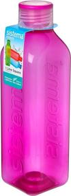 img 3 attached to 💧 Sistema Square Water Bottle, 1 L - Explore Assorted Colours for Optimal Hydration