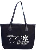 nurse tote funny printed nursing women's handbags & wallets logo