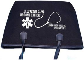 img 1 attached to Nurse Tote Funny Printed Nursing Women's Handbags & Wallets