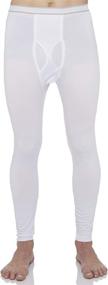 img 4 attached to 🌡️ Insulated Thermal Bottoms for Men - Rocky Long John Base Layer Underwear Pants, Ideal for Outdoor Ski Warmth and Extreme Cold Pajamas