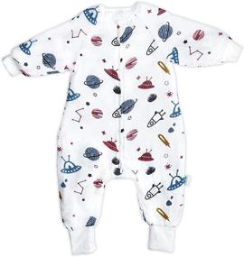 img 4 attached to 👶 Rey & Shay Early Walker Sleep Sack: 2.5 TOG Bamboo Baby & Toddler Sleeping Bag - Sleeves & Feet, 12-24 Months