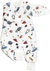 img 1 attached to 👶 Rey & Shay Early Walker Sleep Sack: 2.5 TOG Bamboo Baby & Toddler Sleeping Bag - Sleeves & Feet, 12-24 Months