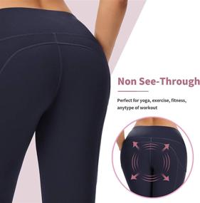 img 1 attached to WOWENY Control Athletic Workout Leggings Sports & Fitness for Other Sports