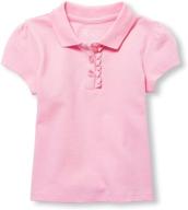 childrens place girls sleeve dkhtrgray girls' clothing for tops, tees & blouses logo