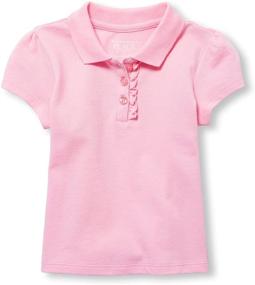 img 1 attached to Childrens Place Girls Sleeve DKHTRGRAY Girls' Clothing for Tops, Tees & Blouses