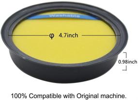 img 3 attached to 🔍 EZ SPARES 2-Pack Eureka DCF25 & EF7 Filter Bundle - Compatible with SuctionSeal, Airspeed, 67600 & 68657 Replacement Parts - Upright Vacuums Attachment Accessories