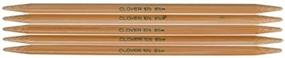 img 1 attached to 🍀 CLOVER Takumi 7-Inch Double Point Knitting Needles, Size 7