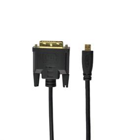 img 1 attached to Микро-HDMI-кабель Seadream с разъемом типа DVI(24+1), черный (6 футов)