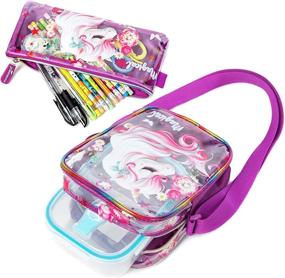 img 2 attached to Backpack Transparent Backpacks Crossbody Elementary