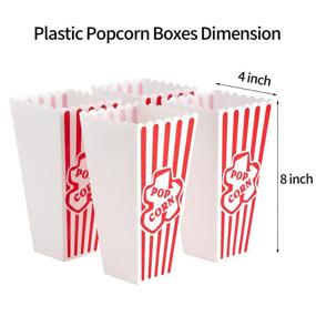 img 3 attached to Reusable Striped Plastic Popcorn Containers for Better SEO