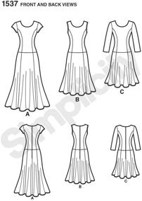 img 1 attached to 👗 Удивительный силуэт Женское платье выкройка, размеры 10-18 от Simplicity 1537
