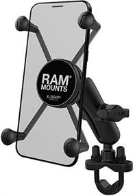 img 1 attached to 📱 RAM X-Grip Large Phone Mount: Secure Handlebar U-Bolt Base for Effortless Smartphone Access