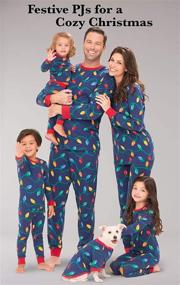 img 3 attached to Mens Matching Christmas Family PajamaGram: Festive Coordinated Sleepwear for the Whole Clan