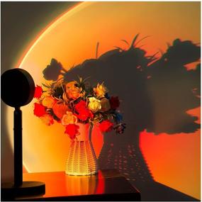 img 2 attached to 🌈 Rainbow Sunlight Lamp Projector, 360 Degree Rotation, LED Floor Lamp with Multiple Color Sunset Projections - Perfect for Christmas Decorations, Photography, Parties, Home, and Bedroom