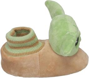 img 3 attached to 👟 Adorable Star Wars Toddler Slippers: Comfortable Green Boys' Shoes